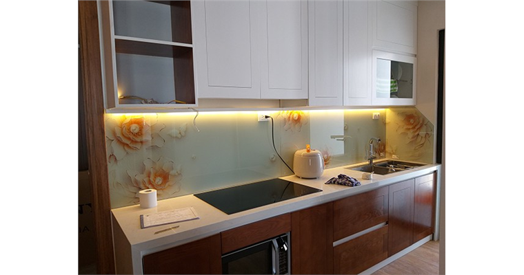 Kính ốp bếp 3D TP.HCM Tạo chiều sâu sống động cho không gian bếp