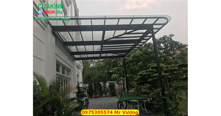 Giá Mái Kính Cường Lực Mỗi M2 Bao Nhiêu? Tư Vấn & Lắp Đặt Nhanh