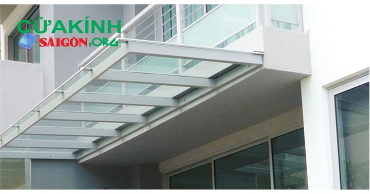 Mái đón kính spider thế hệ mới cường lực hắt sáng tự nhiên
