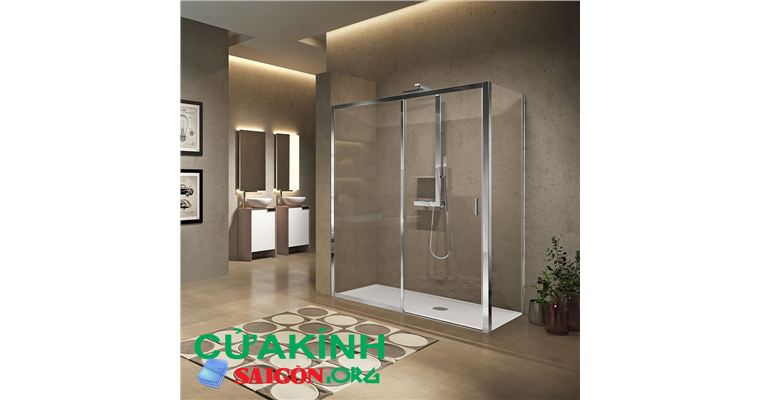 Tiện nghi hơn với vách kính phòng tắm thiết kế hiện đại