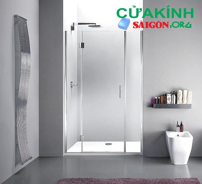 Cửa kính cường lực phòng vệ sinh an toàn, hiện đại nên lựa chọn