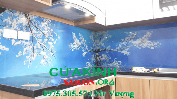 Kính ốp bếp màu quận Tân Bình HCM, LH 0975305574 Mr Vượng