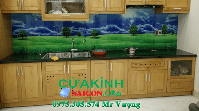 #1 Kính màu ốp bếp đẹp quận Bình Tân hcm - lắp đặt rẻ nhất 2025