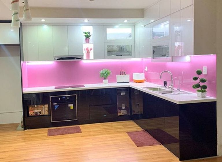 [ *& ] Lắp đặt kính màu ốp bếp Bình Chánh - giá rẻ