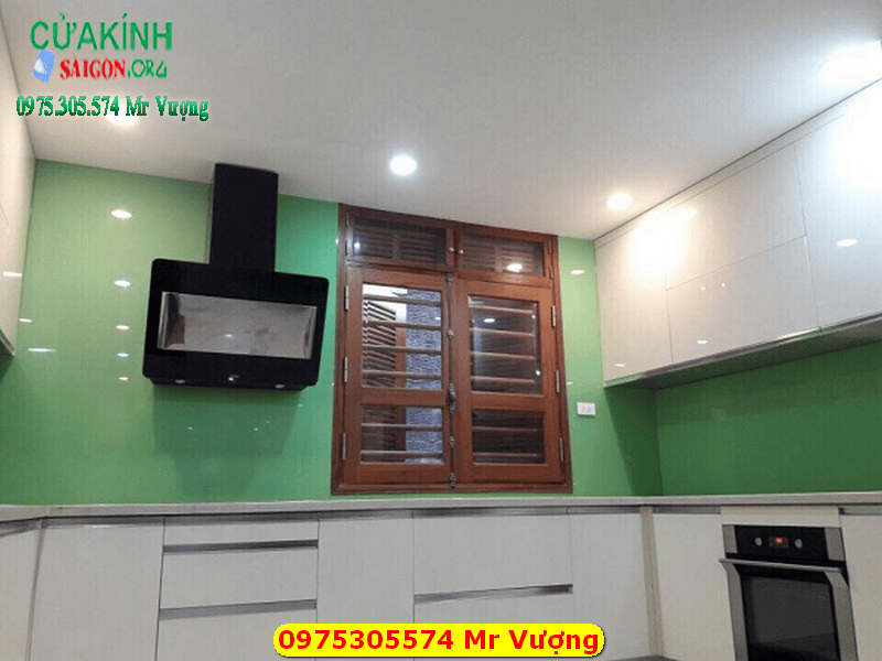 [ *& ] Lắp đặt kính màu ốp bếp Q6 - giá rẻ
