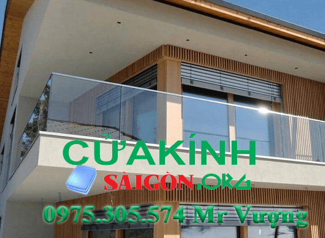 Mẫu Lan Can Kính Cường Lực Đẹp Hiện Đại Cho Nhà Phố, Biệt Thự