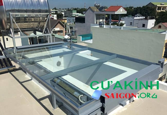 Lắp mái kính cường lực quận 10