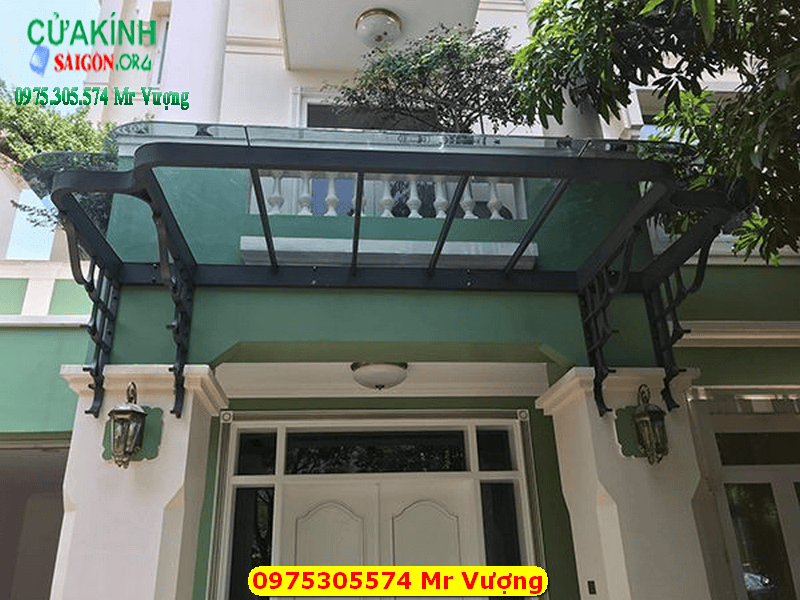 Mẫu Mái Kính Cường Lực Đẹp, Sang Trọng Cho Nhà Phố & Biệt Thự