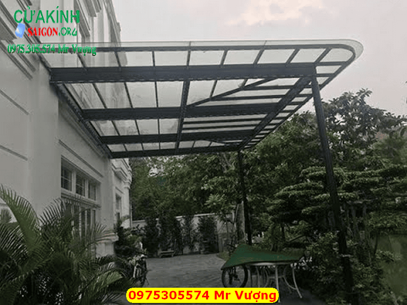 Giá Mái Kính Cường Lực Mỗi M2 Bao Nhiêu? Tư Vấn & Lắp Đặt Nhanh