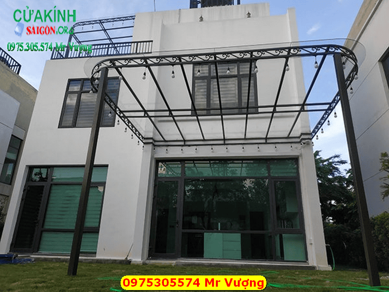 Mái kính cường lực chịu lực & chịu nhiệt Quận Tân Bình HCM