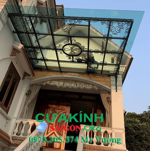 【#1】Mái sảnh kính cường lực quận 1