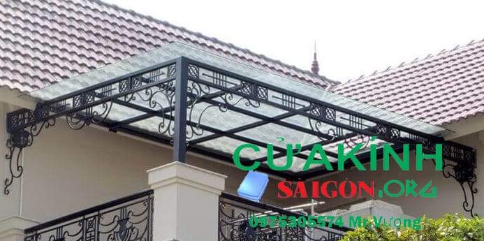 Lắp mái kính cường lực huyện Hốc Môn
