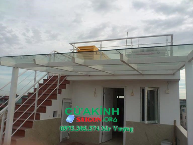 【#1】Mái Kính Cường Lực Sân Thượng, Ban Công Rẻ Đẹp