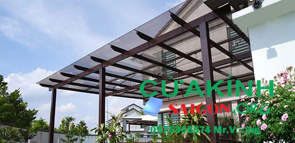 Lắp mái kính cường lực quận Thủ Đức
