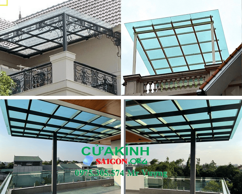 【#1】Sửa mái kính cường lực sân thượng hcm