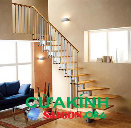 Các mẫu cầu thang gỗ đẹp hiện đại khiến bạn mê mẩn