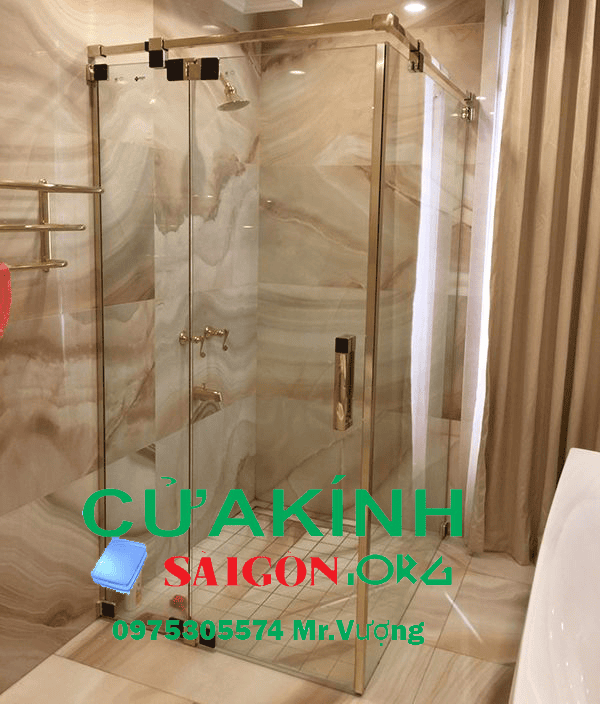 Làm phòng tắm kính tại huyện Nhà Bè