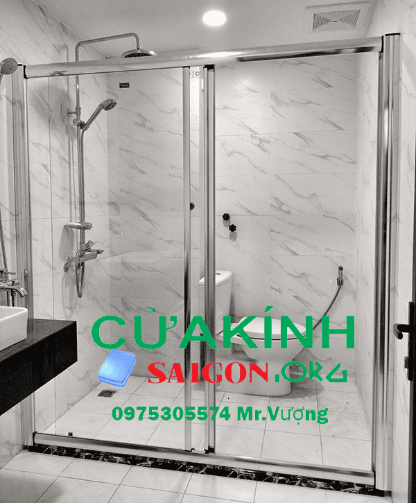 Làm phòng tắm kính tại Quận 6