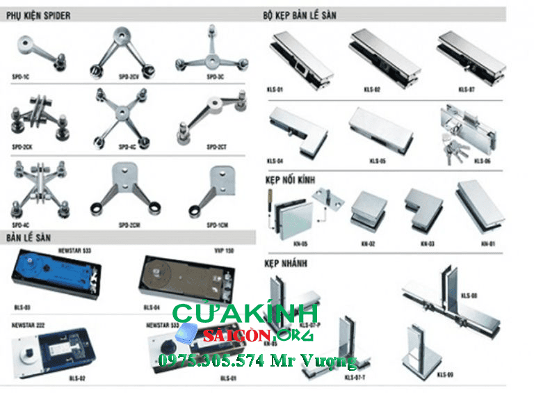 【#1】Phụ Kiện Cửa Kính Cường Lực, Thủy Lực Tphcm