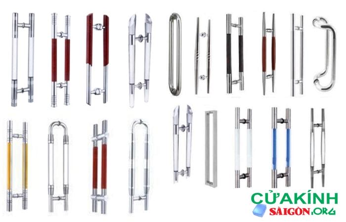Các loại tay nắm cửa kính bằng inox siêu bền