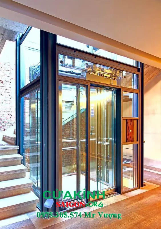 【#1】Lắp kính cường lực thang máy hcm