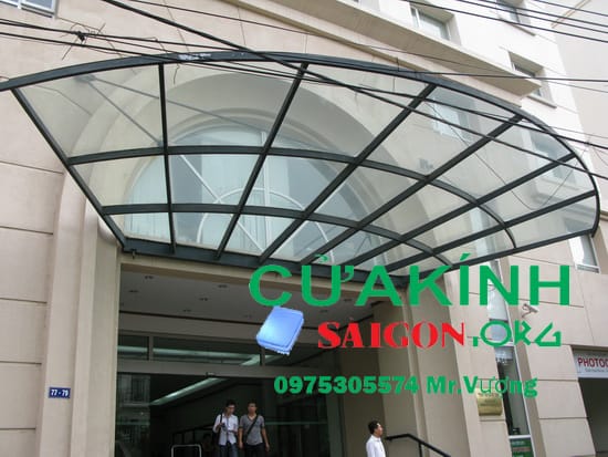 Lắp mái kính cường lực huyện Nhà Bè