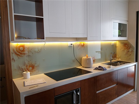 Kính ốp bếp 3D TP.HCM Tạo chiều sâu sống động cho không gian bếp
