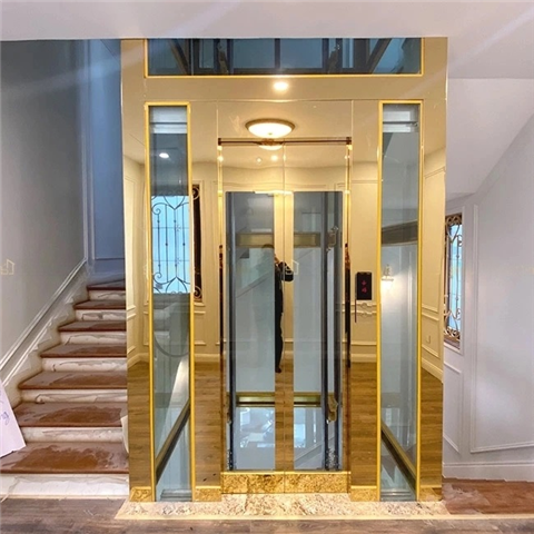 Thi công vách kính thang máy Nhà Bè #1