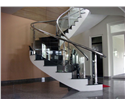 Kính cong cầu thang Quận 5 HCM Giải pháp thẩm mỹ, bền đẹp cho công trình