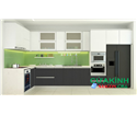 Kính màu ốp bếp nhà ở quận 6