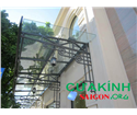 Lắp mái kính cường lực quận 12