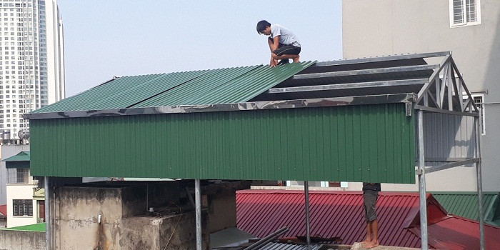 Dịch vụ làm mái tôn tại Quận Phú Nhuận | [ *& ] Thi công mái tôn ở Phú Nhuận HCM